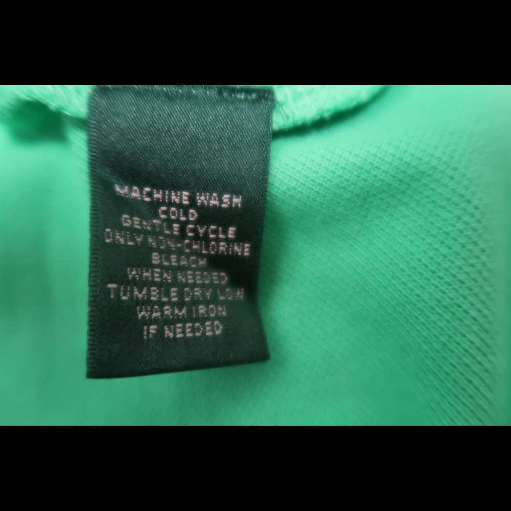 Ralph Lauren Womens Green Short Sleeves Top Size L - Picture 10 of 10